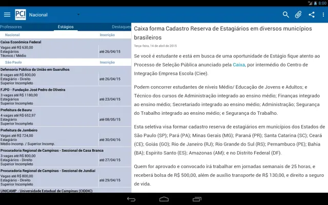 PCI android App screenshot 20